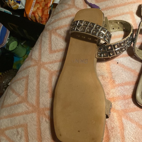 Brand new DKNY sandals, size 10. Worn once in house, take these beauties home! - Picture 3 of 8